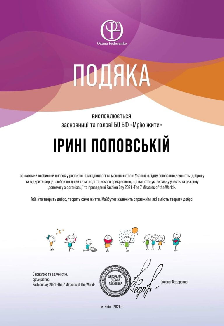 День моди 2021 «7 чудес світу»